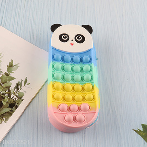 High quality silicone bubble pencil case fidget toy