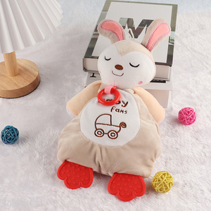 Good quality cute soft baby security blanket comforter toy