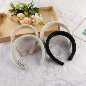 New product fashion padded fabric hair hoop hair band