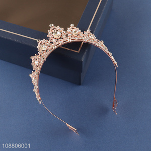 Hot selling vintage luxury rhinestone bridal tiara & crown