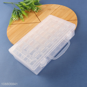 Good quality clear portable diamond painting storage container