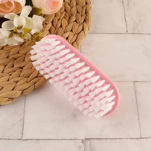 Hot selling heavy duty plastic handle shoe scrubbing brush