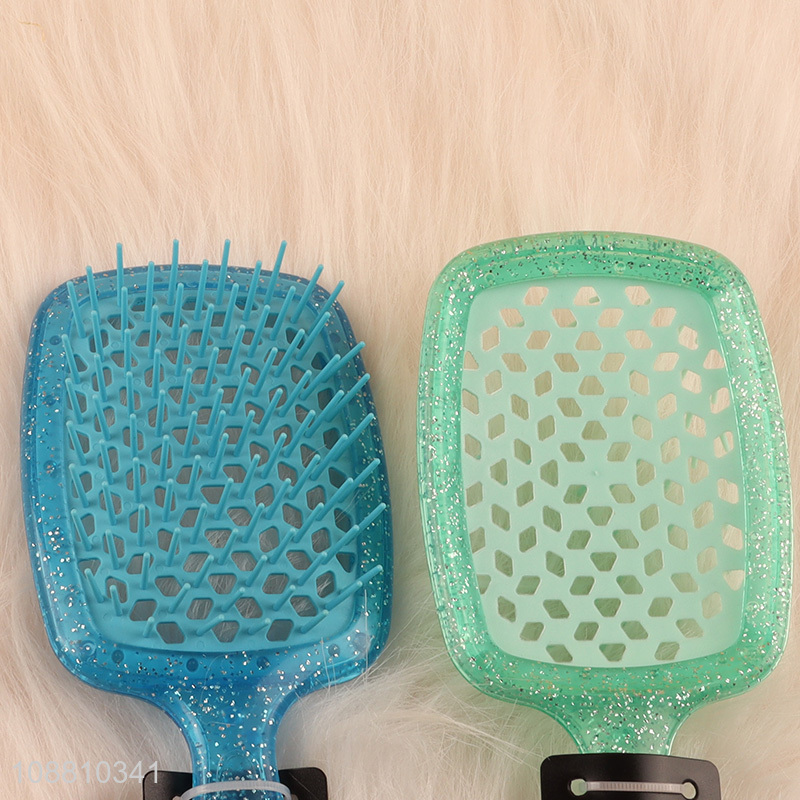 China factory wide teeth massage hair comb hair brush