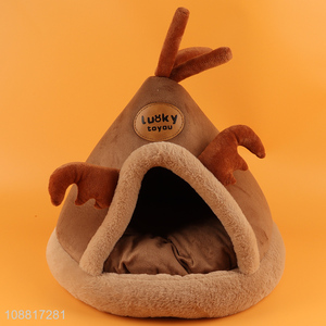 Online wholesale soft comfy cat cave washable cat house