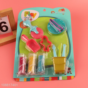 Factory direct sale kids <em>play</em> <em>dough</em> toys set color clay set