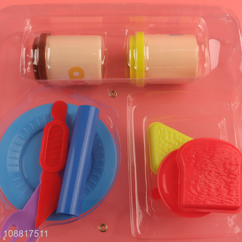 Yiwu market children diy colored mud toy play dough toys set