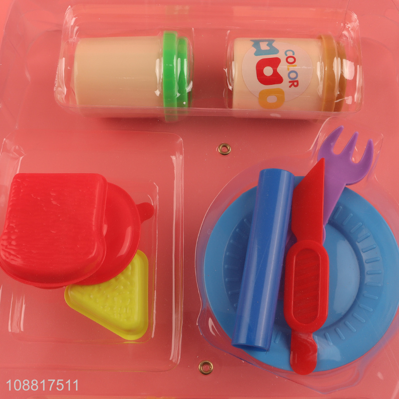 Yiwu market children diy colored mud toy play dough toys set