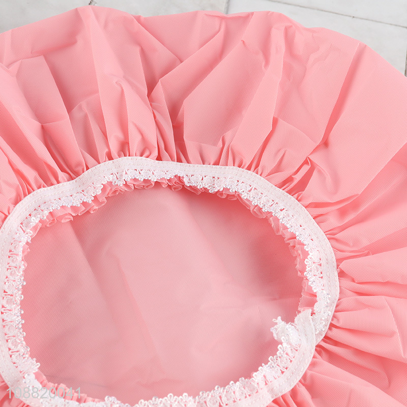 Online wholesale waterproof shower cap bath cap for women