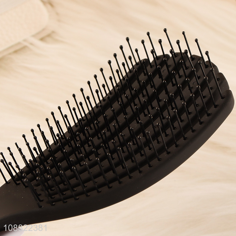 Hot sale wide teeth hollow hair comb anti-static hair brush wholesale