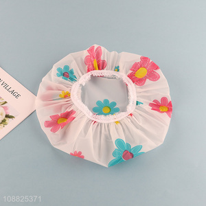 Factory price waterproof long hair shower cap for sale