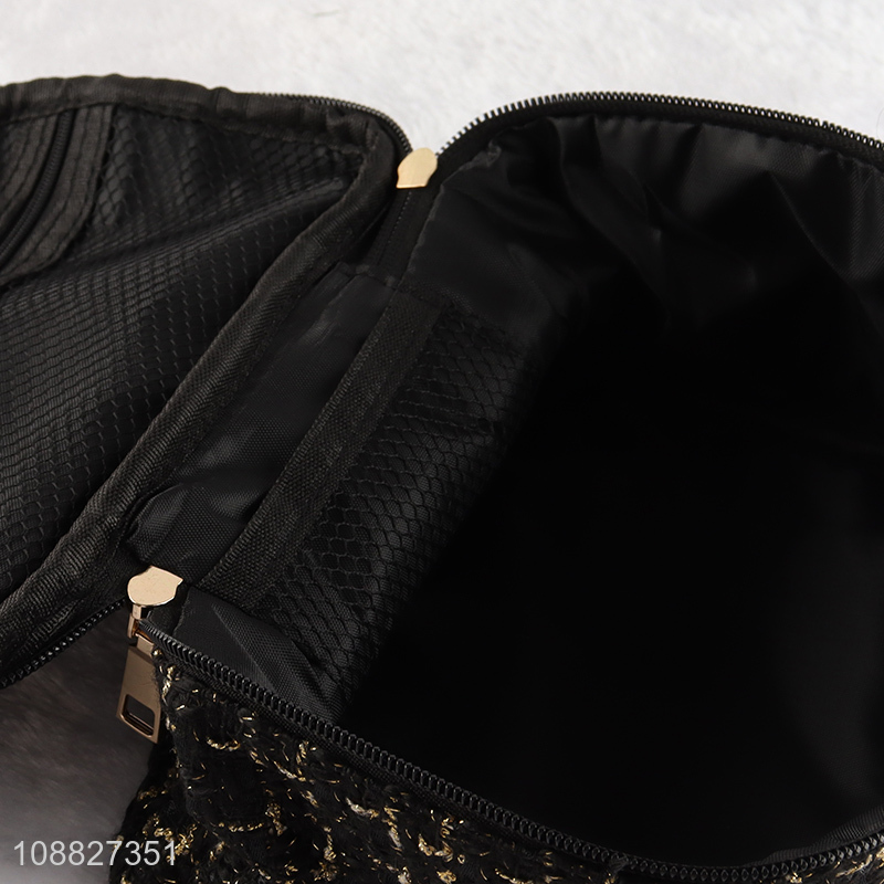 Top selling portable polyester makeup bag cosmetic bag