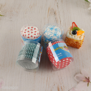 Best price 100pcs disposable paper cake cup for baking tool