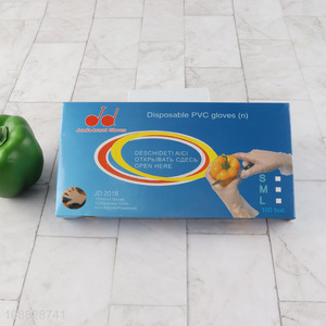 Good price kitchen disposable pvc food handling gloves