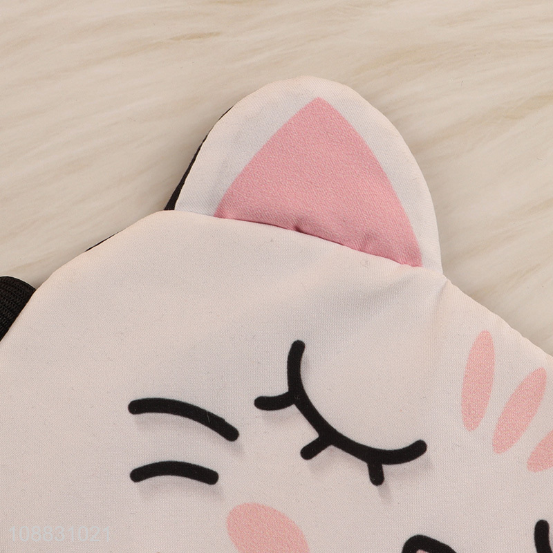 Hot selling soft cartoon blindfold sleeping eye mask for women