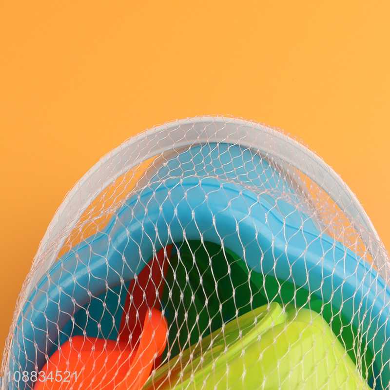 New product plastic sand toy set with beach bucket sand shovel