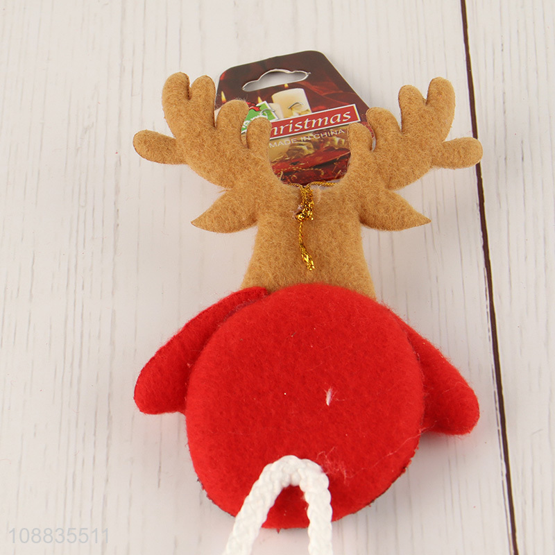 Top quality elk christmas hanging ornaments for christmas tree