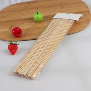 Factory price 100pcs bamboo skewers sticks for fruits appetizers