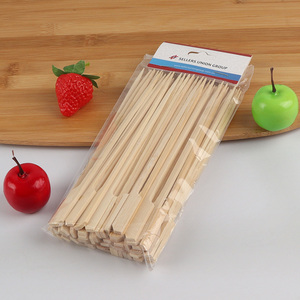 Good quality 50pcs natural bamboo skewers for barbecue snacks