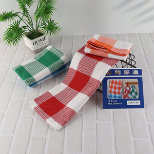 Hot products multicolor cotton kitchen cleaning cloth towel