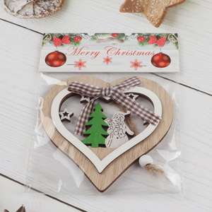 Online Wholesale Painted Wooden Slices for Christmas Tree Decor