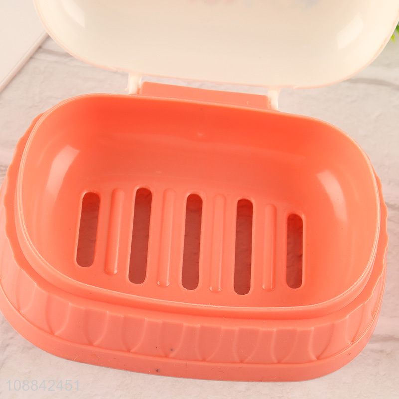 Hot Selling Plastic Soap Dish Drainage Soap Holder Tray