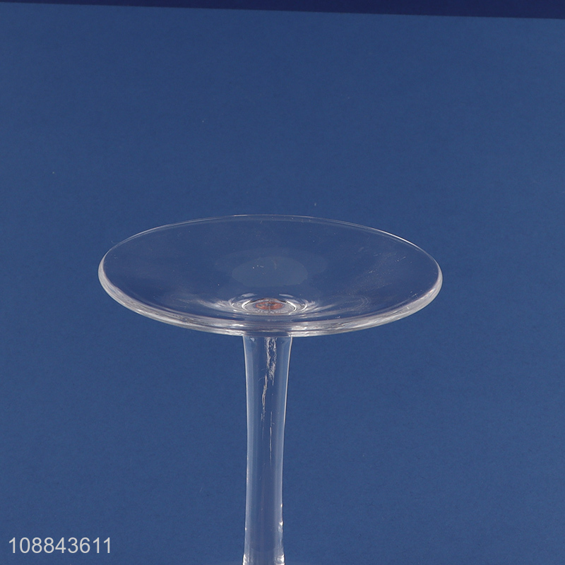 China supplier clear glass whiskey cup wine glasses for sale