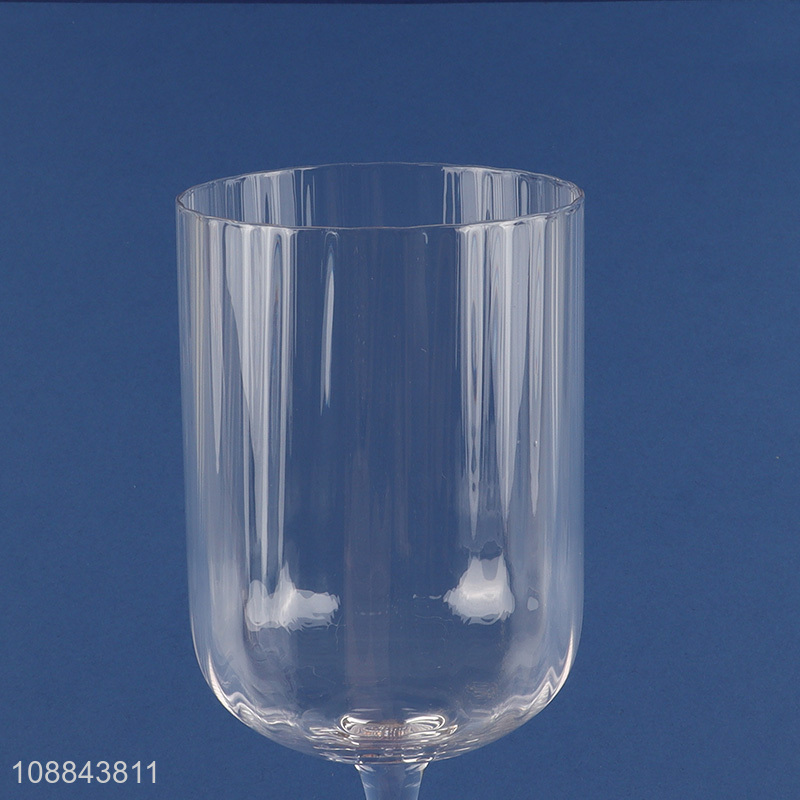 Online wholesale clear glass unbreakable wine glasses champagne cup