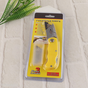 High Quality Heavy Duty Folding Utility Knife Box Cutter