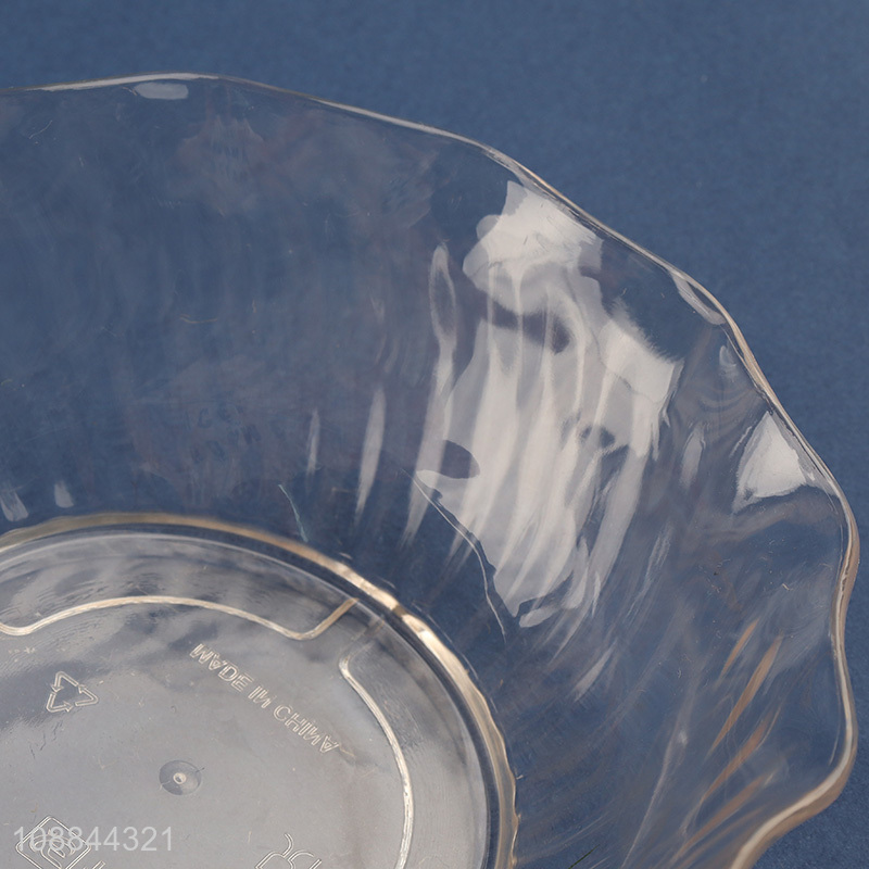 Factory Price Clear Reusable Acrylic Ice Cream Dessert Bowl