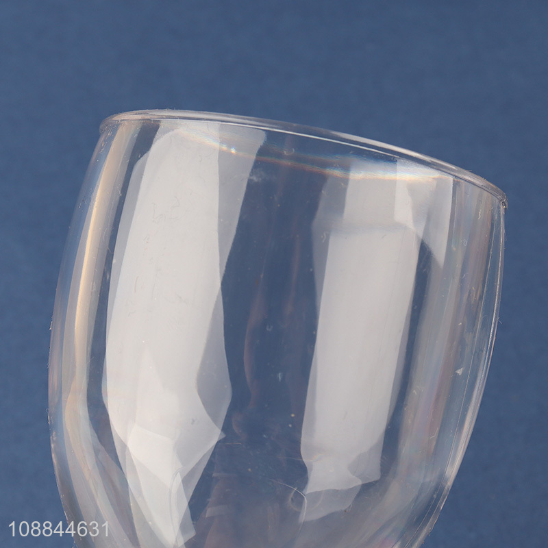 Good Quality Stemmed Acrylic Wine Glasses Plastic Goblets