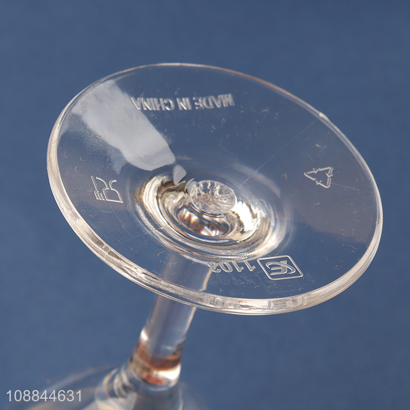 Good Quality Stemmed Acrylic Wine Glasses Plastic Goblets