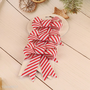 Top selling christmas tree hanging christmas bowknot