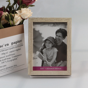 Low price home decor desktop mdf photo frame for family