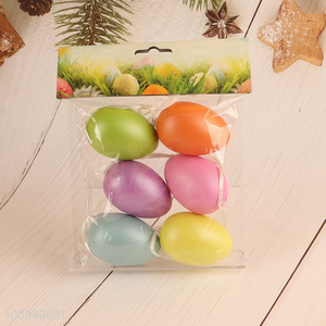 Hot products 6pcs multicolor hanging Easter egg for decoration