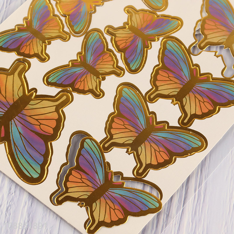 New product paper butterfly cake toppers for birthday cake decoration