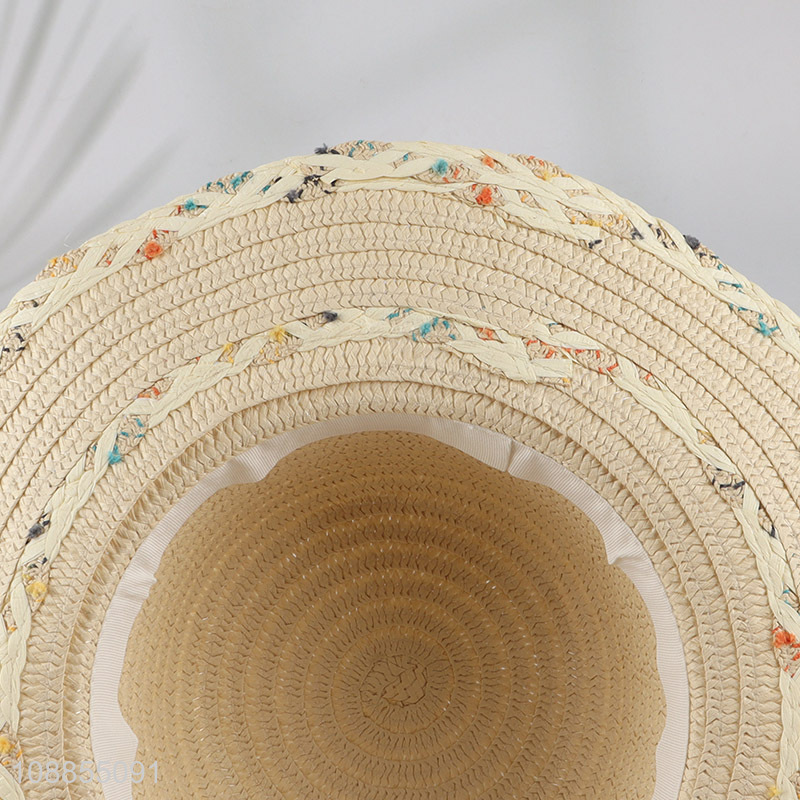 Hot products summer straw hat beach hat for women