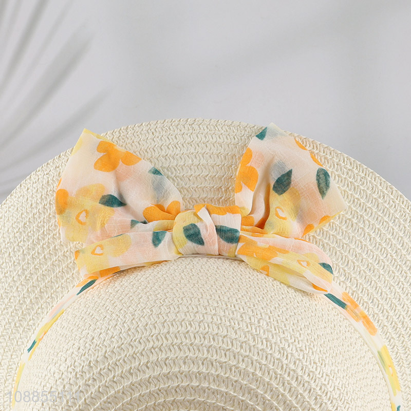 Latest design women ladies summer sun hat straw hat for sale