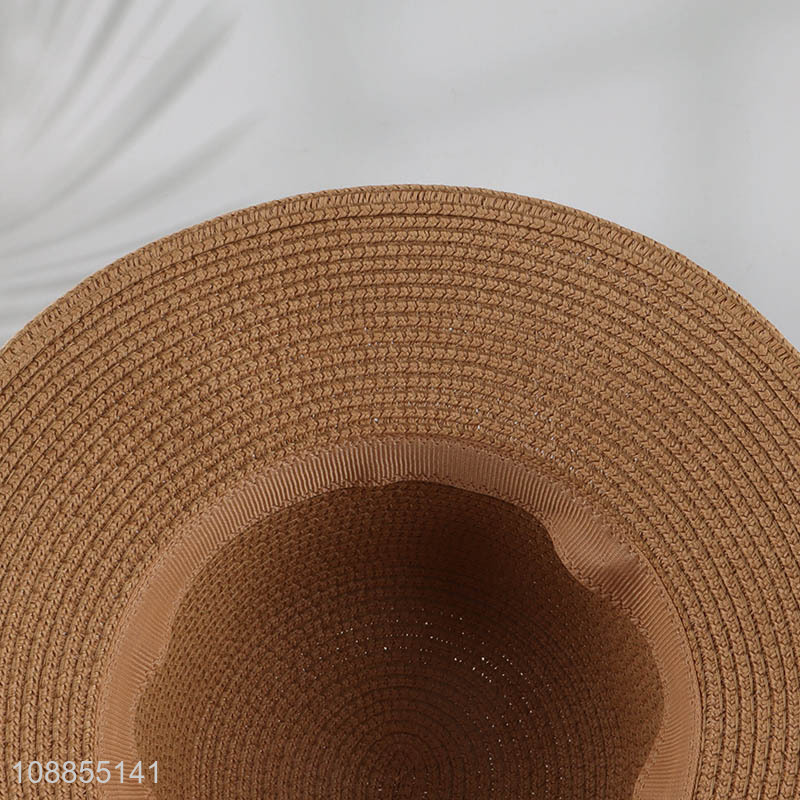 Yiwu market summer outdoor women beach hat straw hat for sale