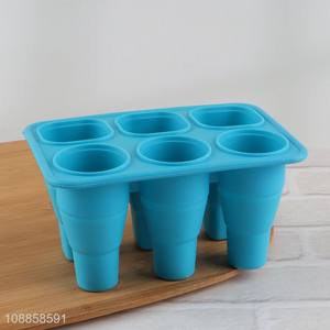 Top quality silicone ice pop mould popsicle mold for sale