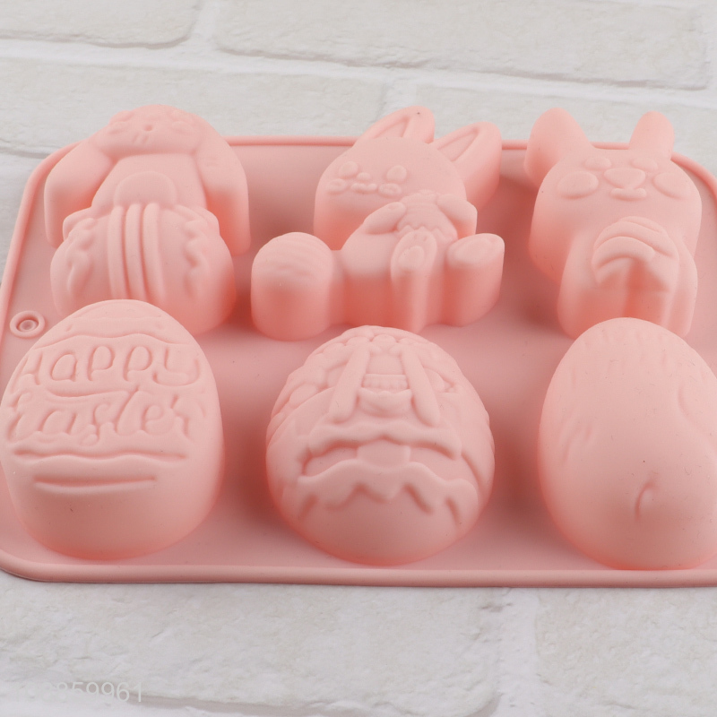 China factory baking tool happy Easter cake mold for sale