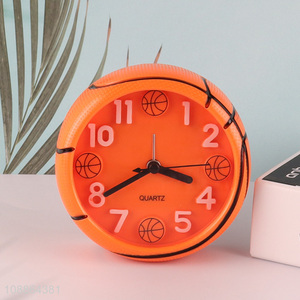 Top sale basketball shape students <em>alarm</em> <em>clock</em> table <em>clock</em>