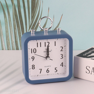 Top quality square students lazy table <em>clock</em> <em>alarm</em> <em>clock</em> bell <em>clock</em>