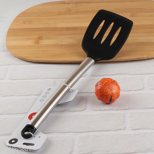 Hot selling heat resistant silicone slotted spatula kitchen utensils