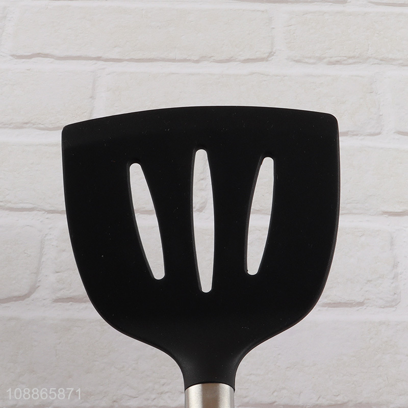 High quality food grade silicone slotted spatula turner for cooking