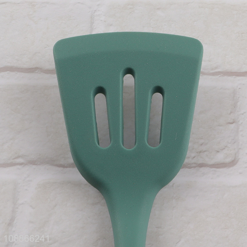 Hot selling heat resistant silicone slotted spatula for pancake fish meat