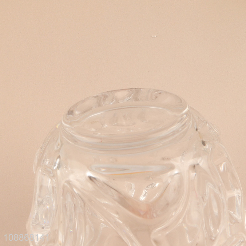 New arrival clear glass flower vase hydroponic vase for water plants