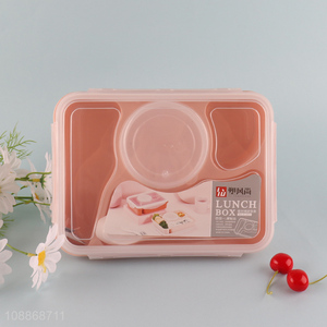 Good quality 1300ml sealed lunch box with spoon fork