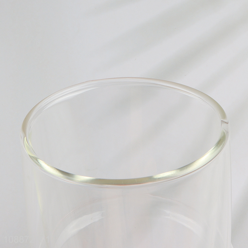 Wholesale double-walled glass cup high borosilicate glass coffee mug