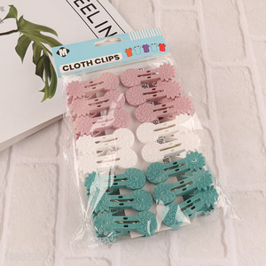 Good sale plastic 16pcs clothes pegs clothes clips wholesale