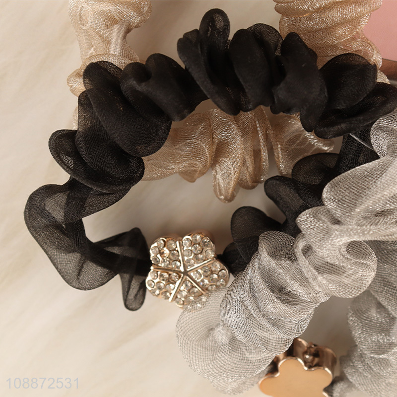 Best price 5pcs elastic fashionable hair ring hair rope